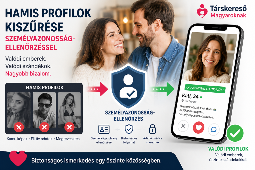 hamis profilok kiszűrése személyazonosság-ellenőrzéssel